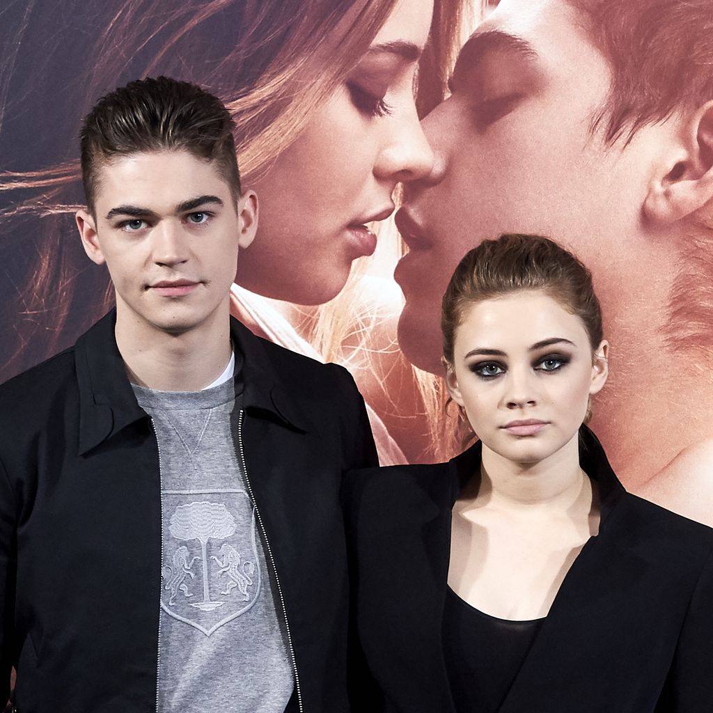 Hero Fiennes Tiffin und Josephine Langford, 2019 in Madrid
