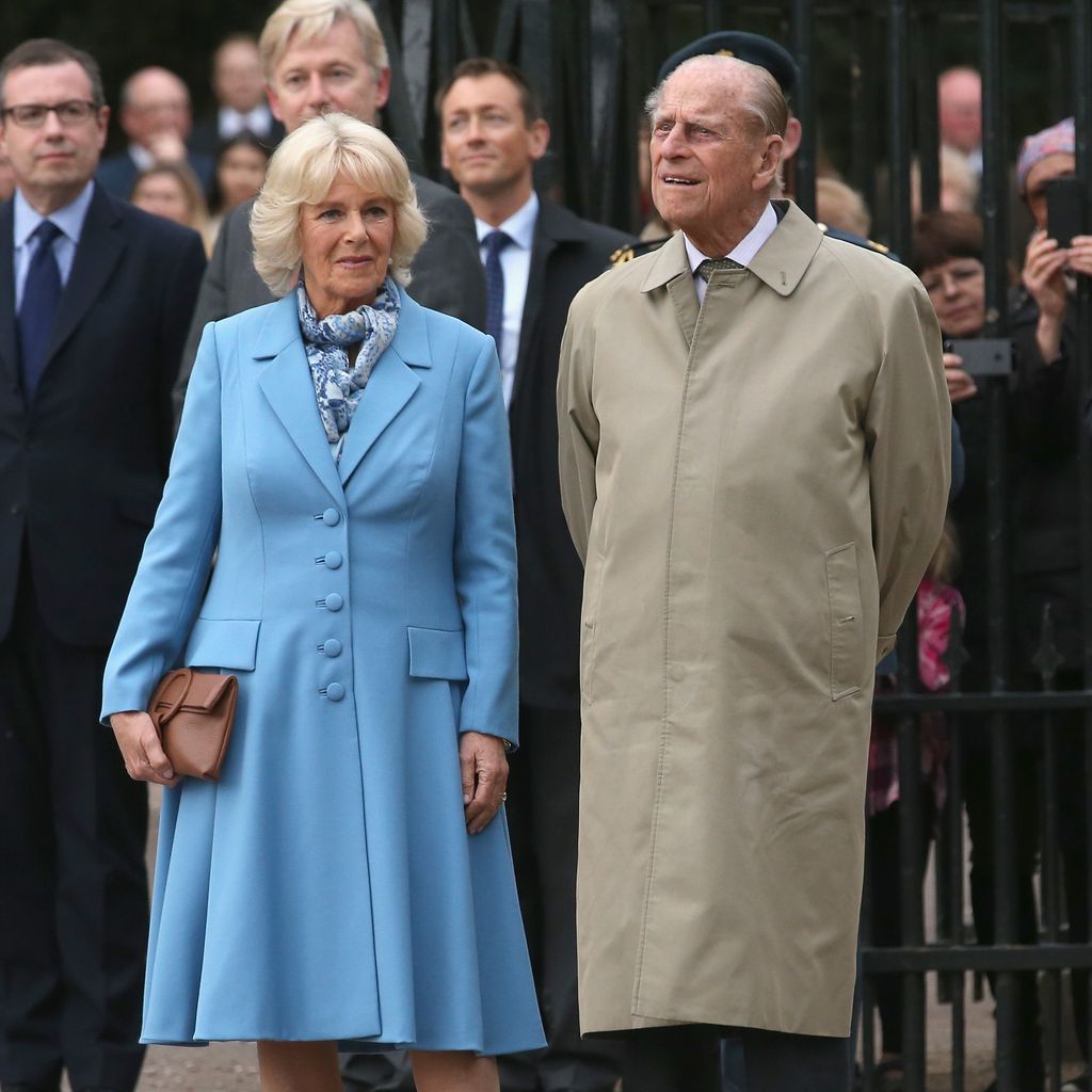 Herzogin Camilla und ihr Schwiegervater Prinz Philip