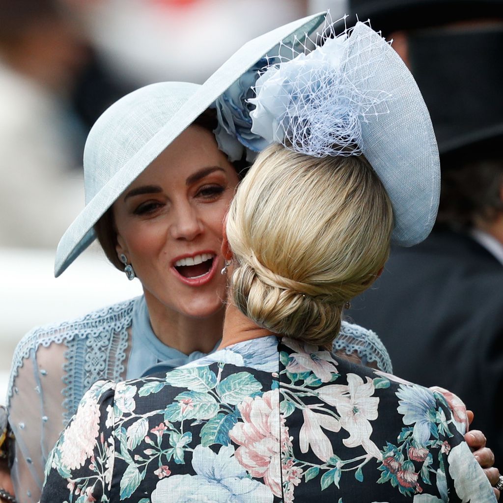 Herzogin Katen und Zara Tindall am ersten Tag der Royal Ascot-Rennwoche 2019