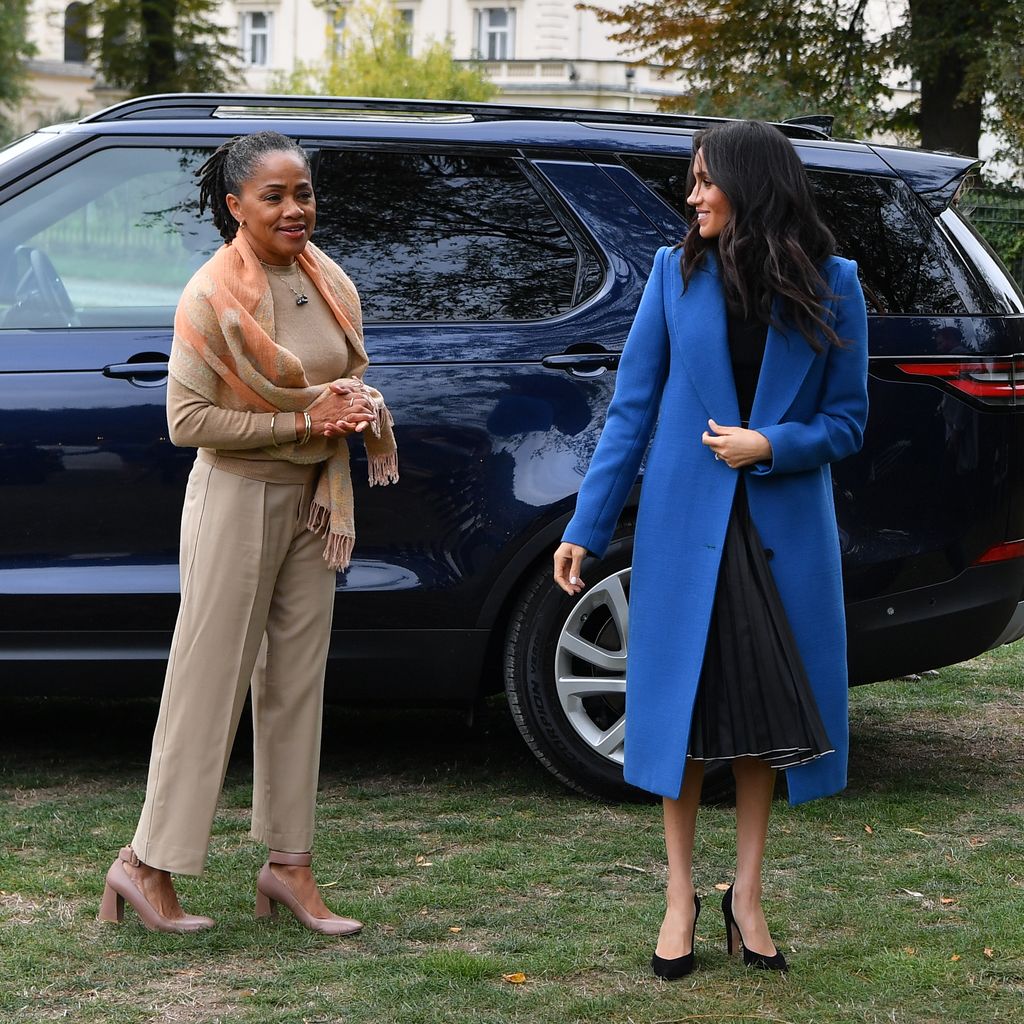 Herzogin Meghan mit ihrer Mutter Doria Ragland im September 2018