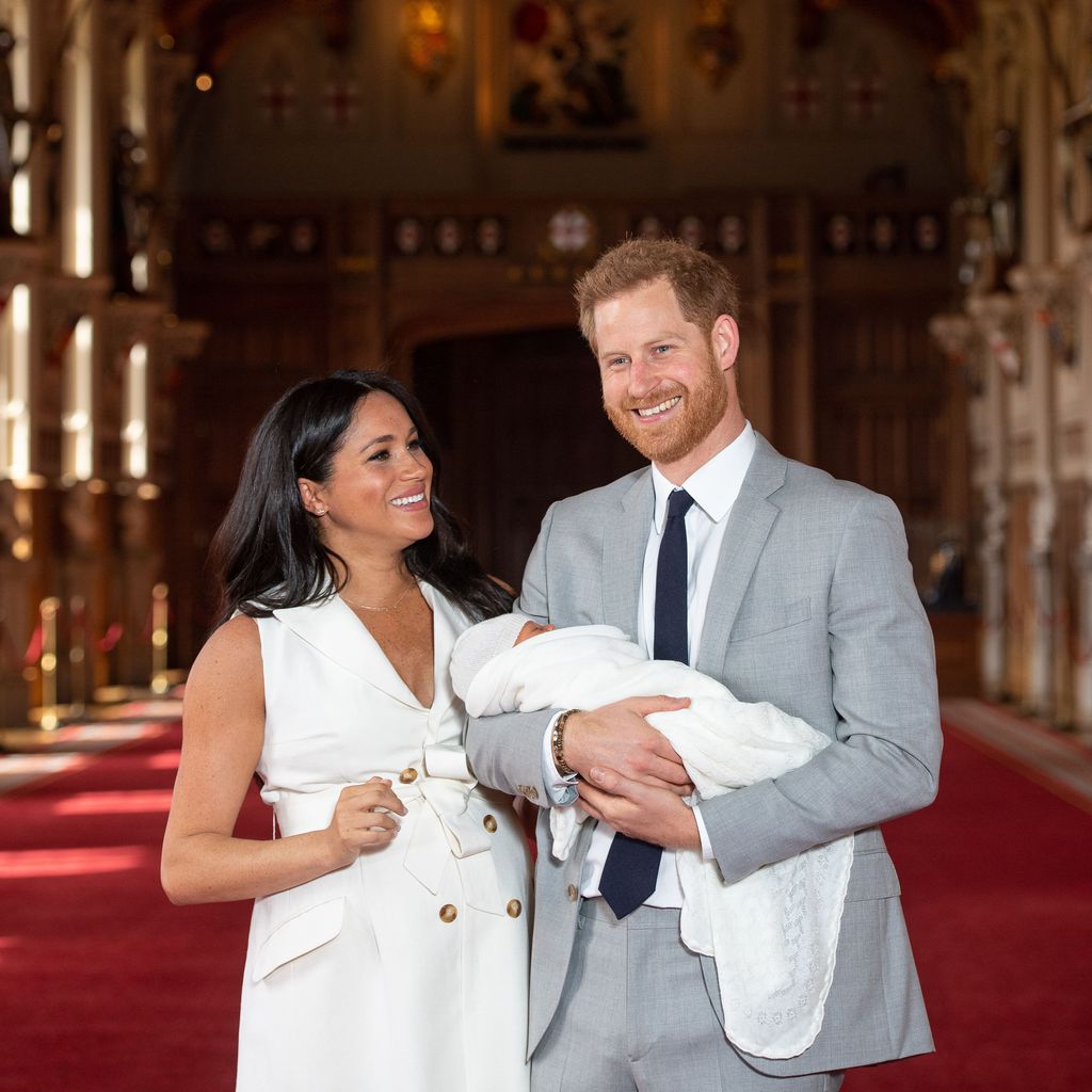 Herzogin Meghan mit Prinz Harry und ihrem Sohn Archie Harrison, Mai 2019