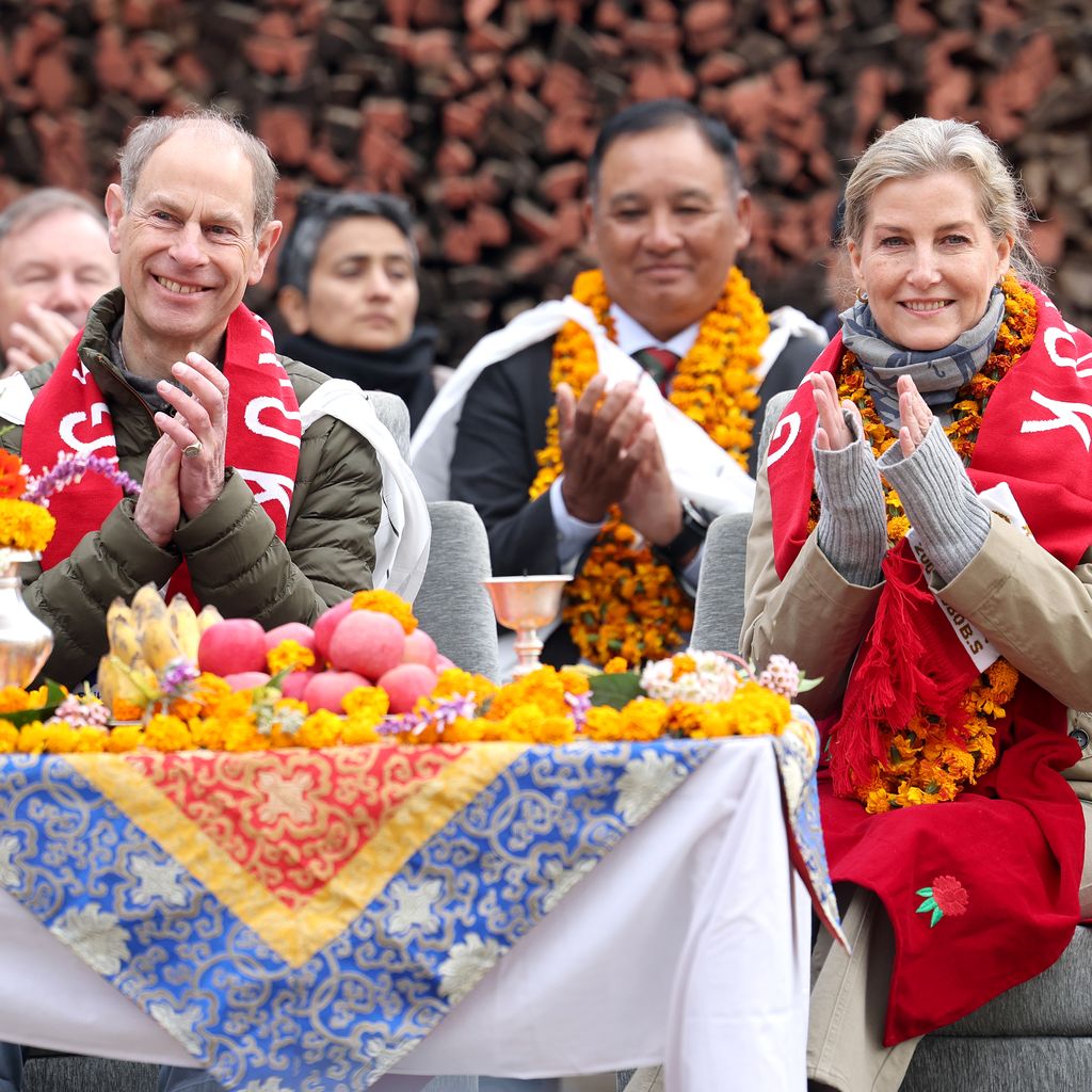 Herzogin Sophie und Prinz Edward in Nepal
