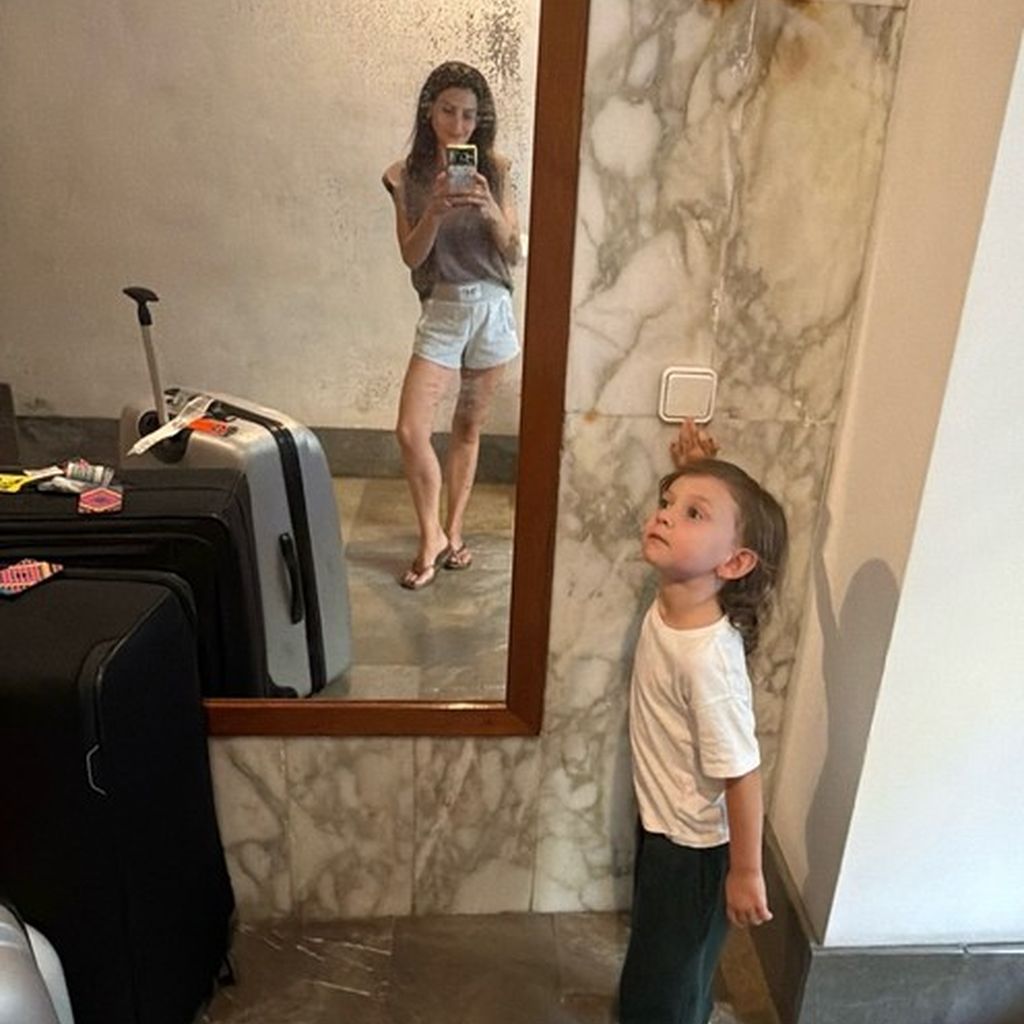Hilaria Baldwin auf Reise nach Spanien