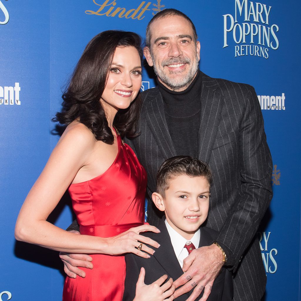 Hilarie Burton, Jeffrey Dean Morgan und ihr Sohn Augustus Morgan, Dezember 2018