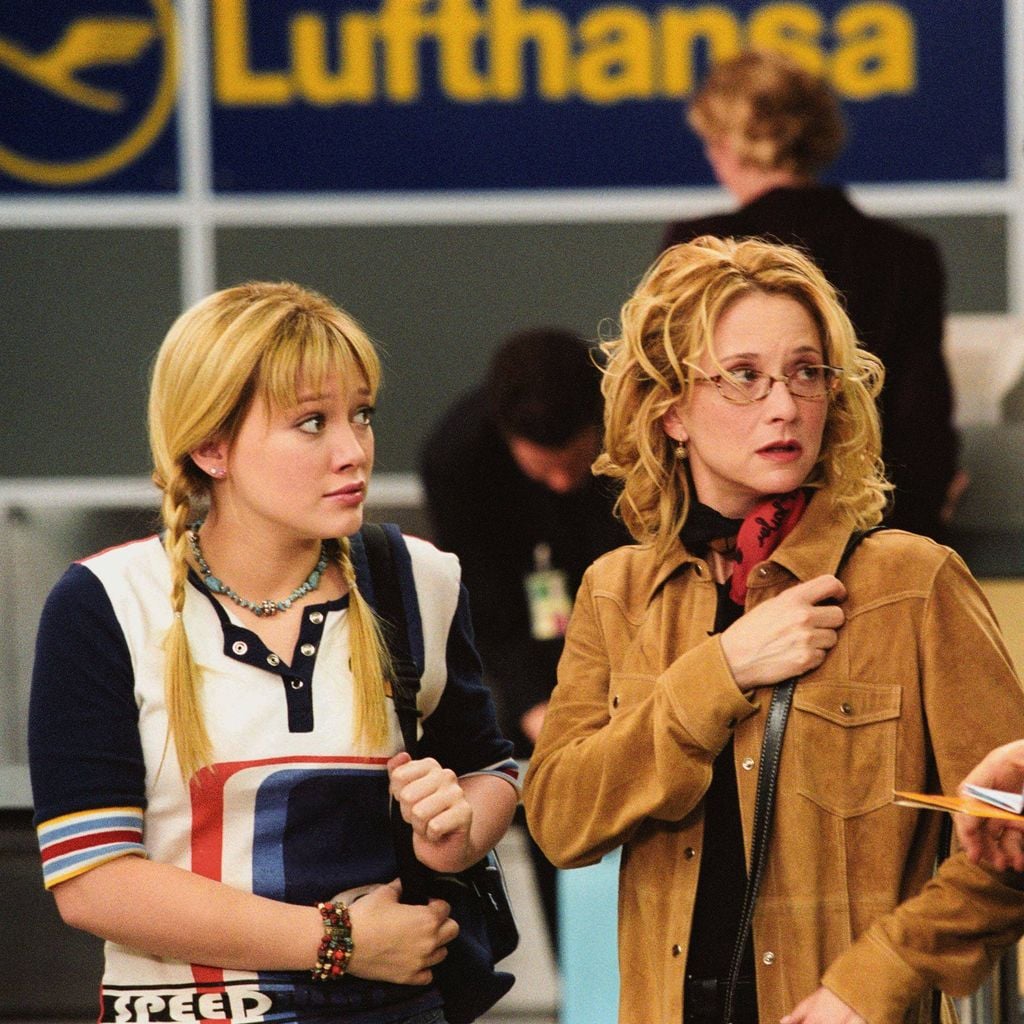 Hilary Duff, Hallie Todd und Robert Carradine in "Popstar auf Umwegen" (The Lizzie McGuire Movie), USA 2003