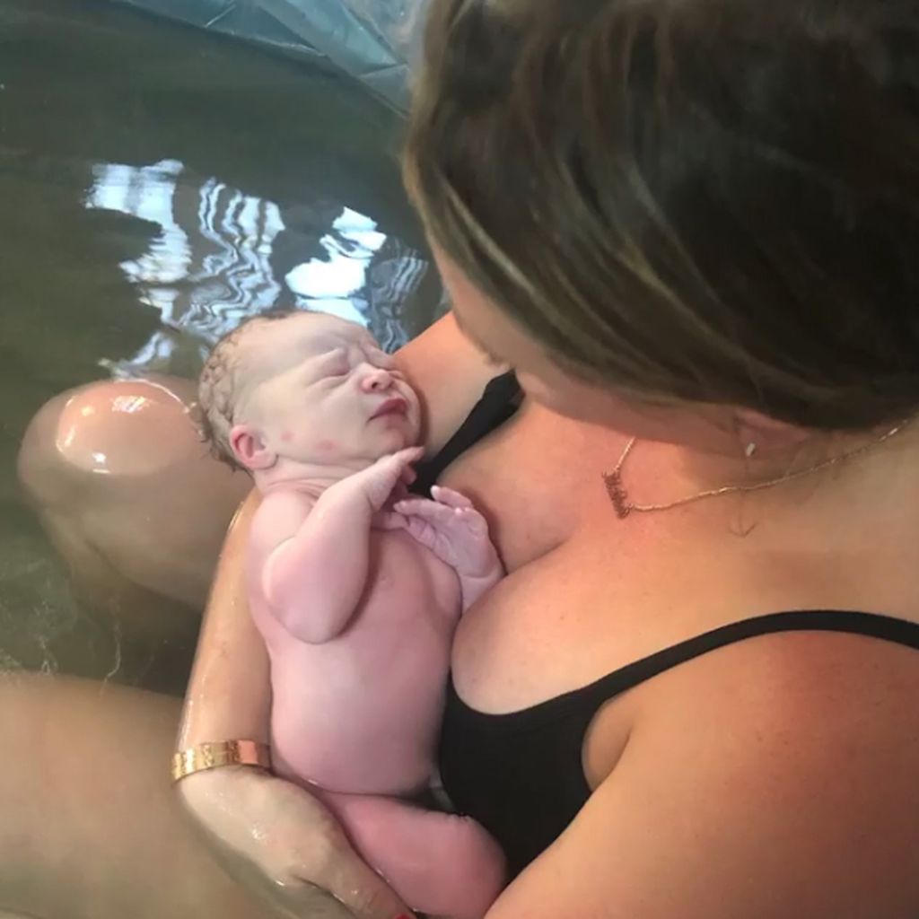Hilary Duff mit ihrem Baby Banks