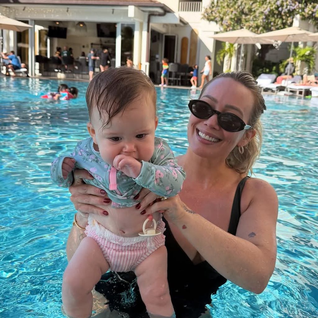 Hilary Duff mit ihrer Tochter Townes