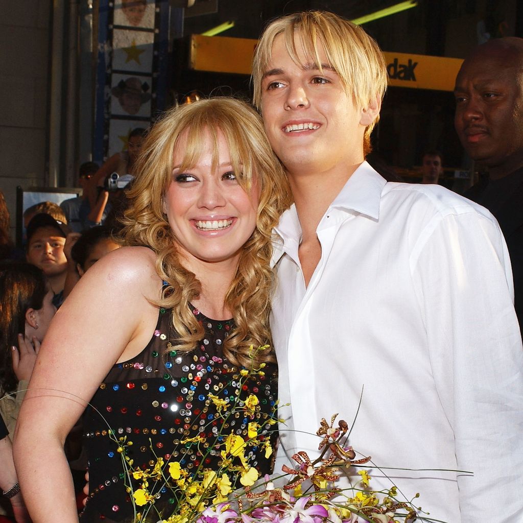 Hilary Duff und Aaron Carter, April 2003