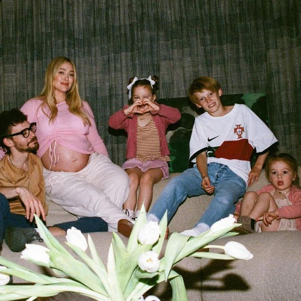 Hilary Duff und ihre Familie im April 2024