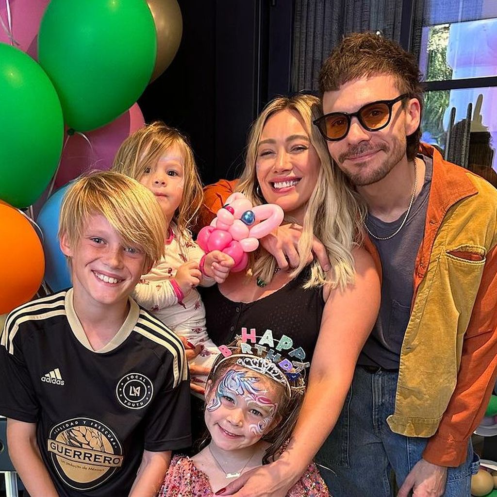 Hilary Duff und Matthew Koma mit ihren Kindern