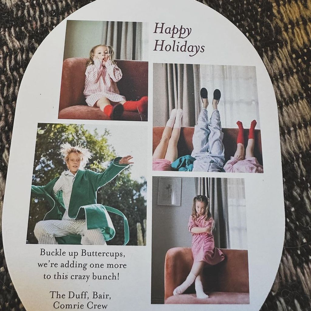Hilary Duffs Weihnachtskarte
