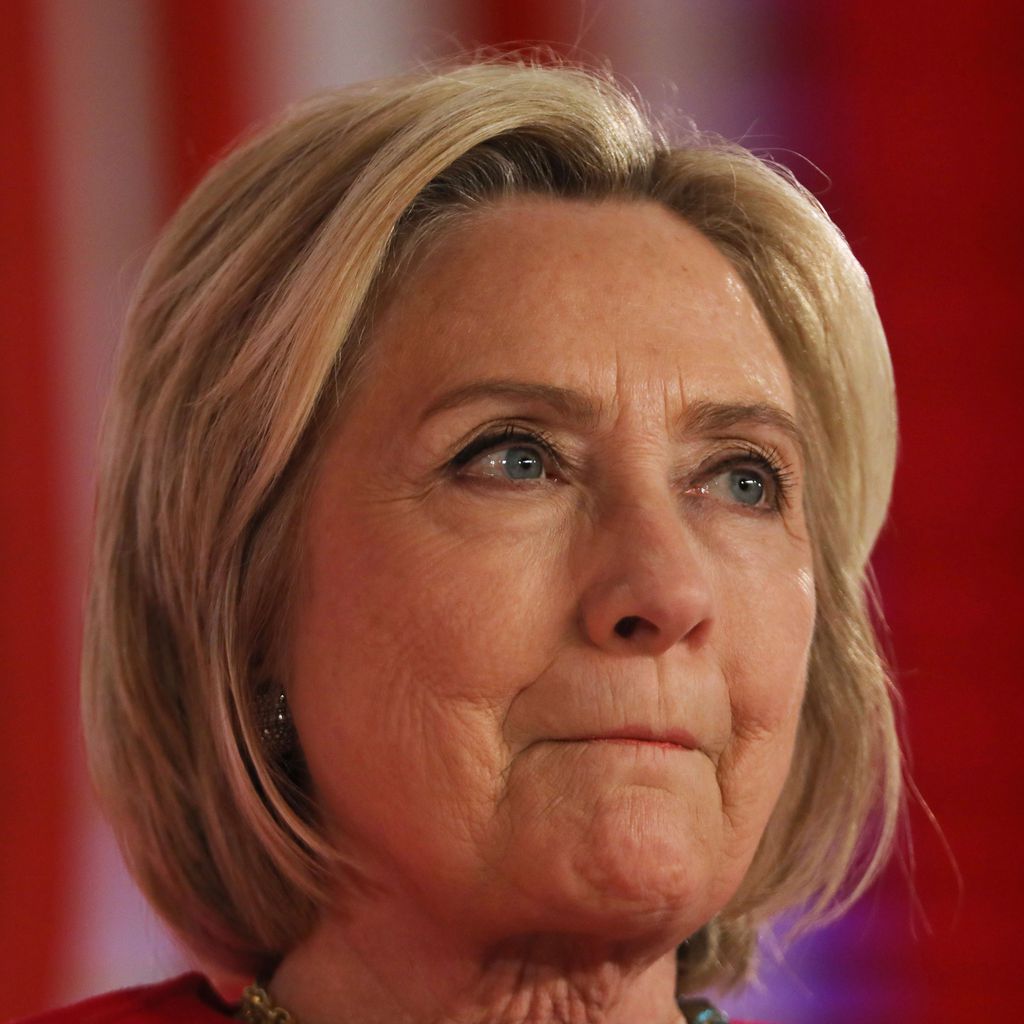 Die amerikanische Politikerin Hillary Clinton
