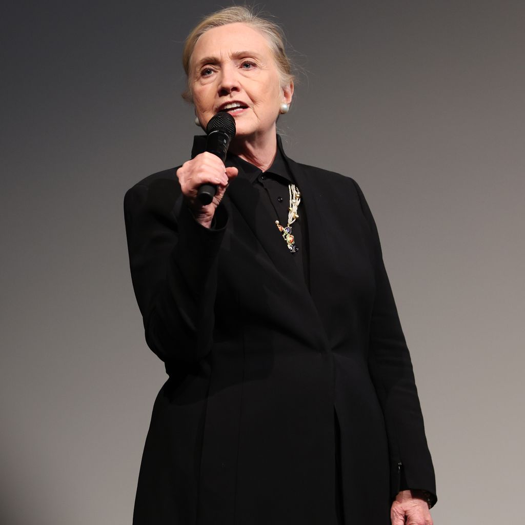 Hillary Clinton während einer Rede im Mai 2022