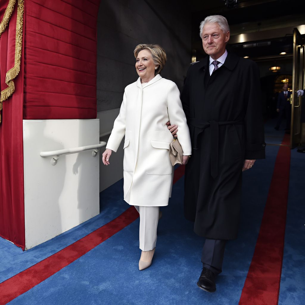 Hillary und Bill Clinton bei der Amtseinführung von US-Präsident Donald Trump