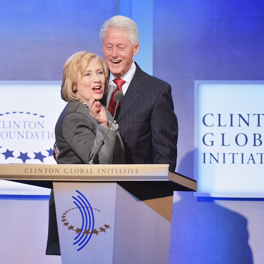 Hillary und Bill Clinton in New York