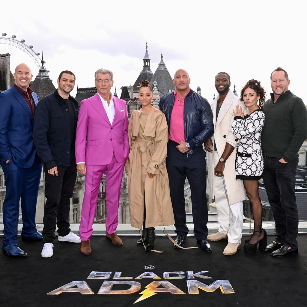 Der "Black Adam"-Cast, London 2022