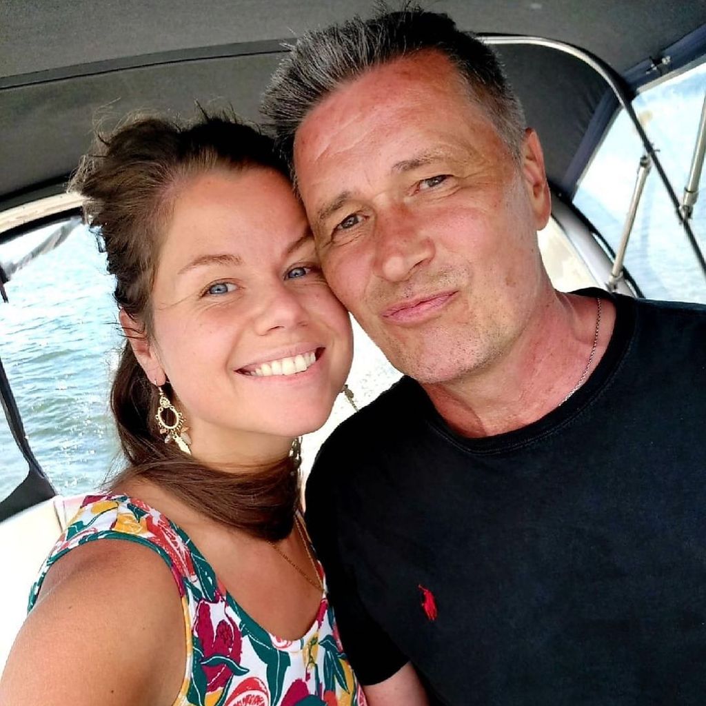 "Hochzeit auf den ersten Blick"-Kandidat Ralf (r.) mit seiner Freundin Christin