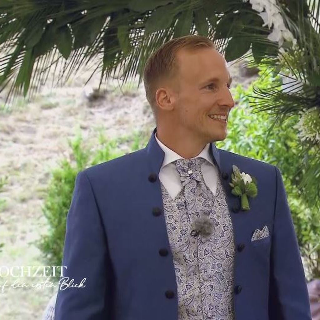 "Hochzeit auf den ersten Blick"-Michael an seinem Hochzeitstag