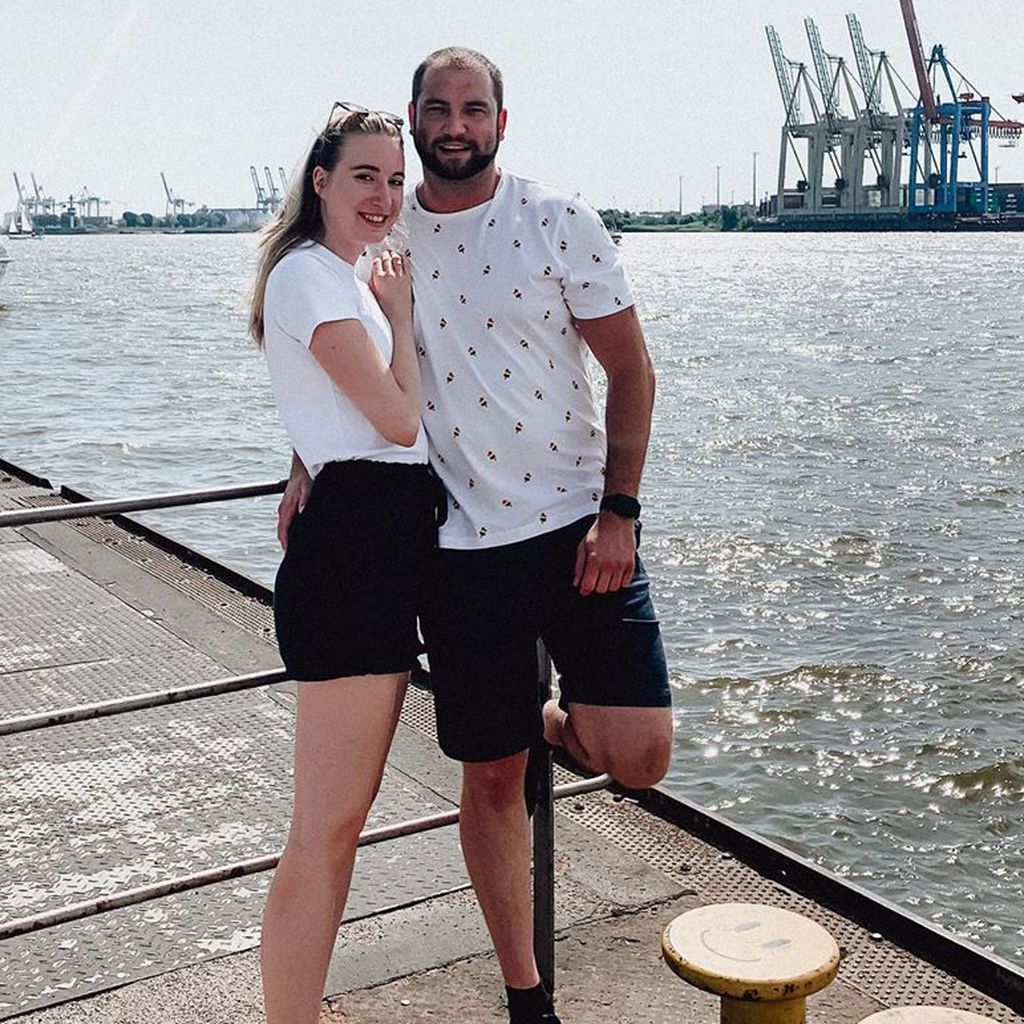 Die "Hochzeit auf den ersten Blick"-Stars Melissa und Philipp in Hamburg, 2019