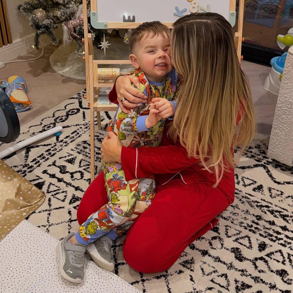 Holly Hagan mit ihrem Sohn Alpha-Jax, Dezember 2025