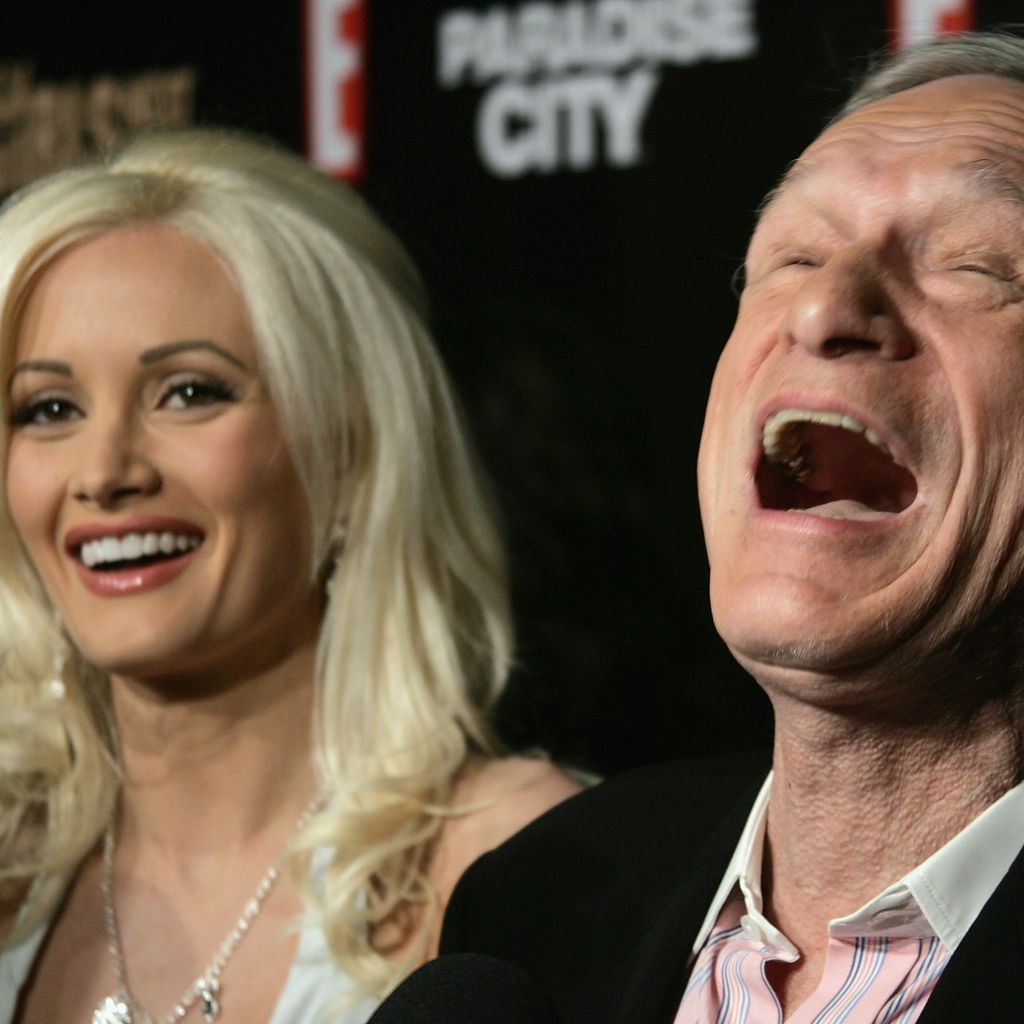 Holly Madison & Hugh Hefner bei einer Playboy-Party 2007