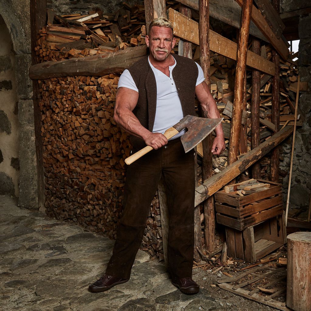 Hollywood Matze bei "Die Alm"