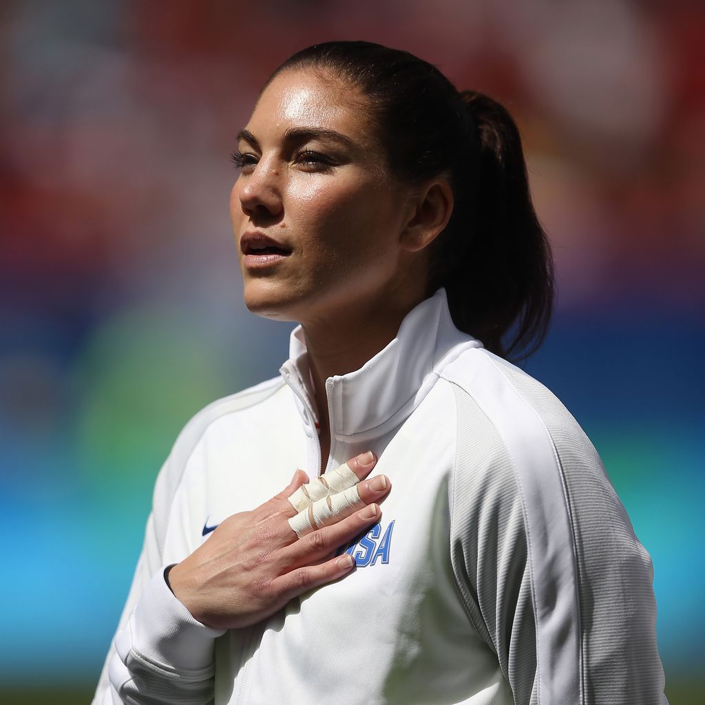 Hope Solo im August 2019 bei den Olympischen Spieleln in Brasilia