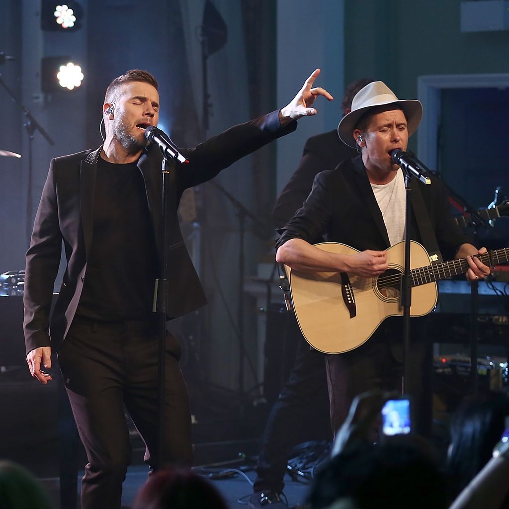 Howard Donald, Gary Barlow und Mark Owen bei Magic Radio