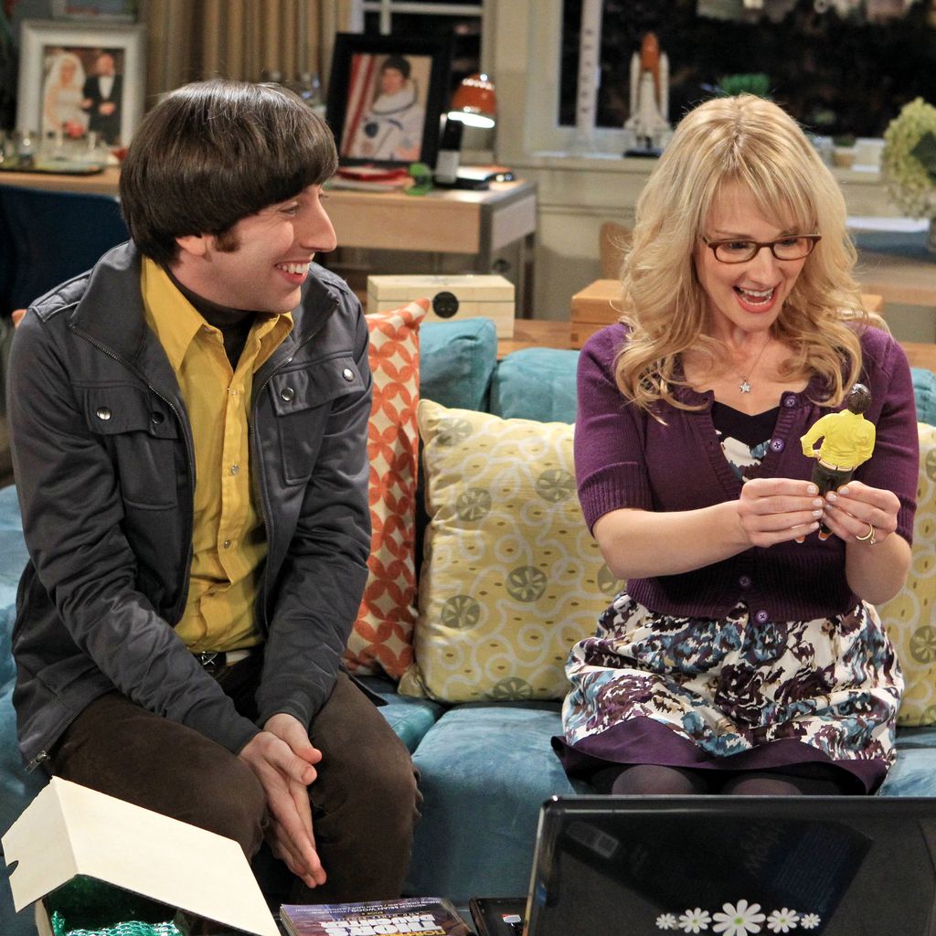 Howard Wolowitz und Bernadette aus "The Big Bang Theory"