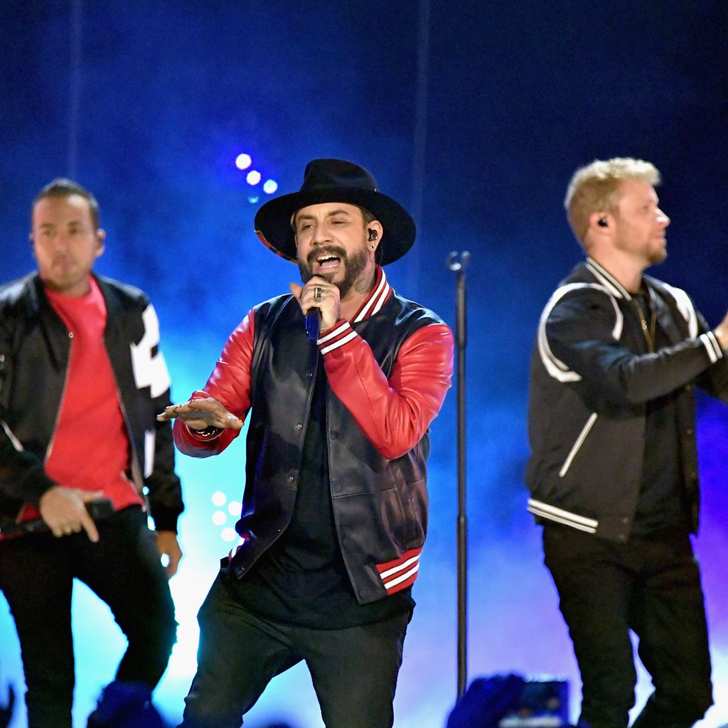 Howie Dorough, AJ McLean und Brian Littrell von den Backstreet Boys