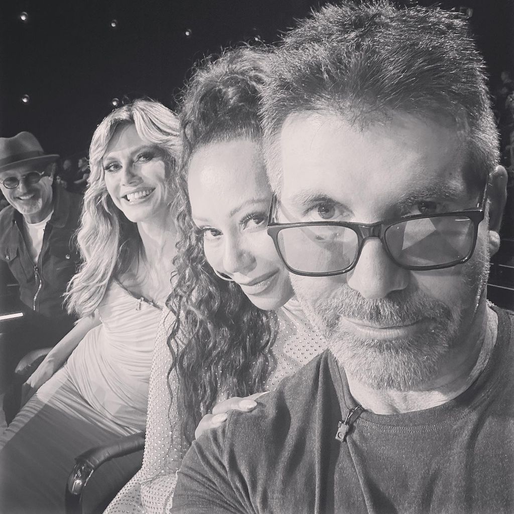 Howie Mandel, Heidi Klum, Mel B. und Simon Cowell, "America's Got Talent"-Jury