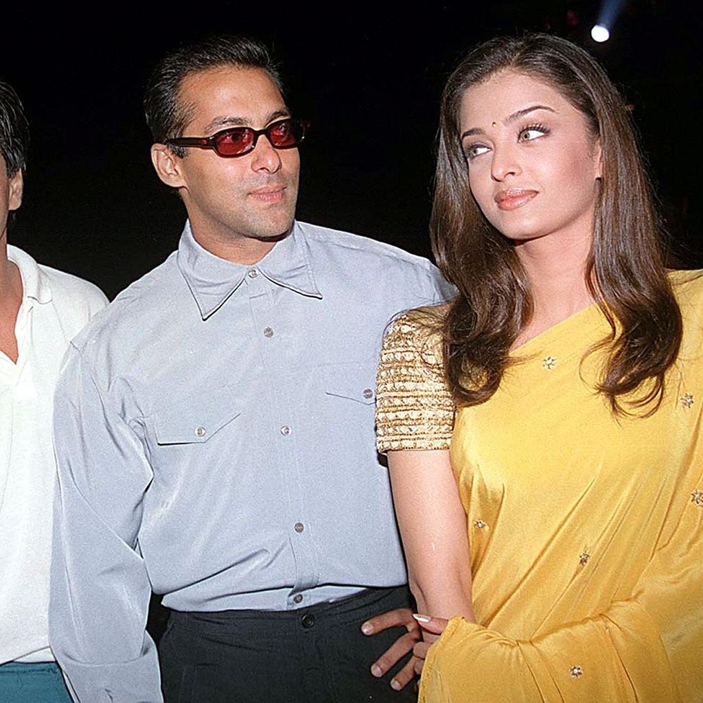 Hrithik Roshan, Shah Rukh Khan, Salman Khan und Aishwarya Rai, Oktober 2000