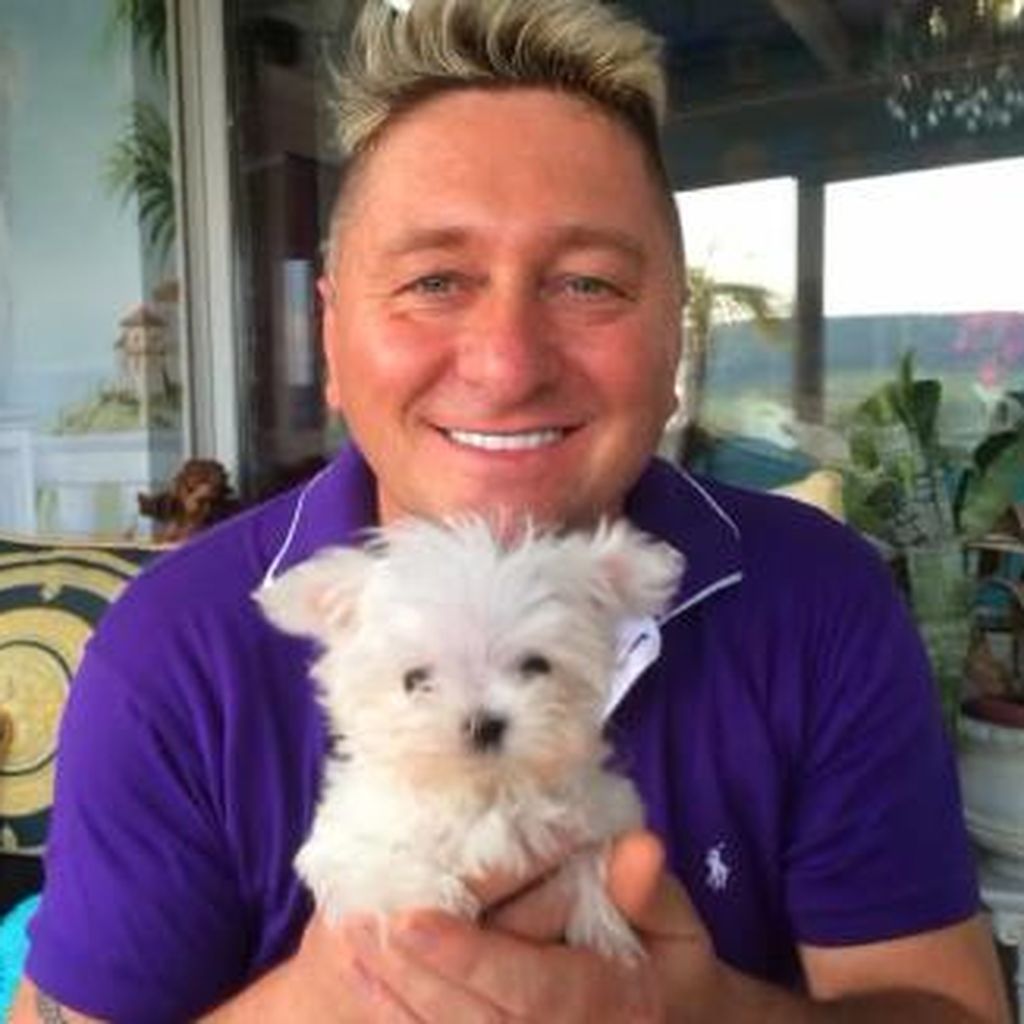 Hubert Fella und seine Hündin Joys