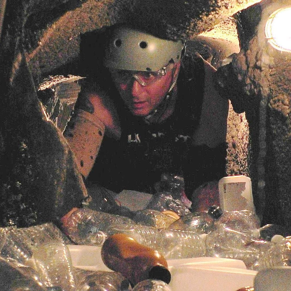 Hubert Fella in "Der Schandautomat"-Dschungelprüfung