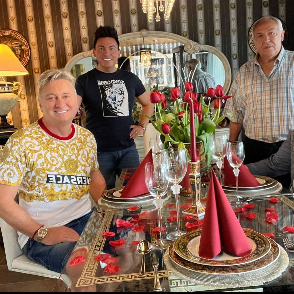 Hubert Fella, Matthias Mangiapane und die Eltern von Matthias