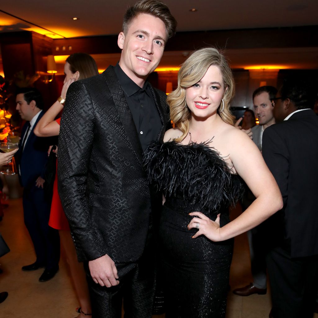 Hudson Sheaffer und Sasha Pieterse auf einer Pre-Emmy-Party in L.A. im September 2019