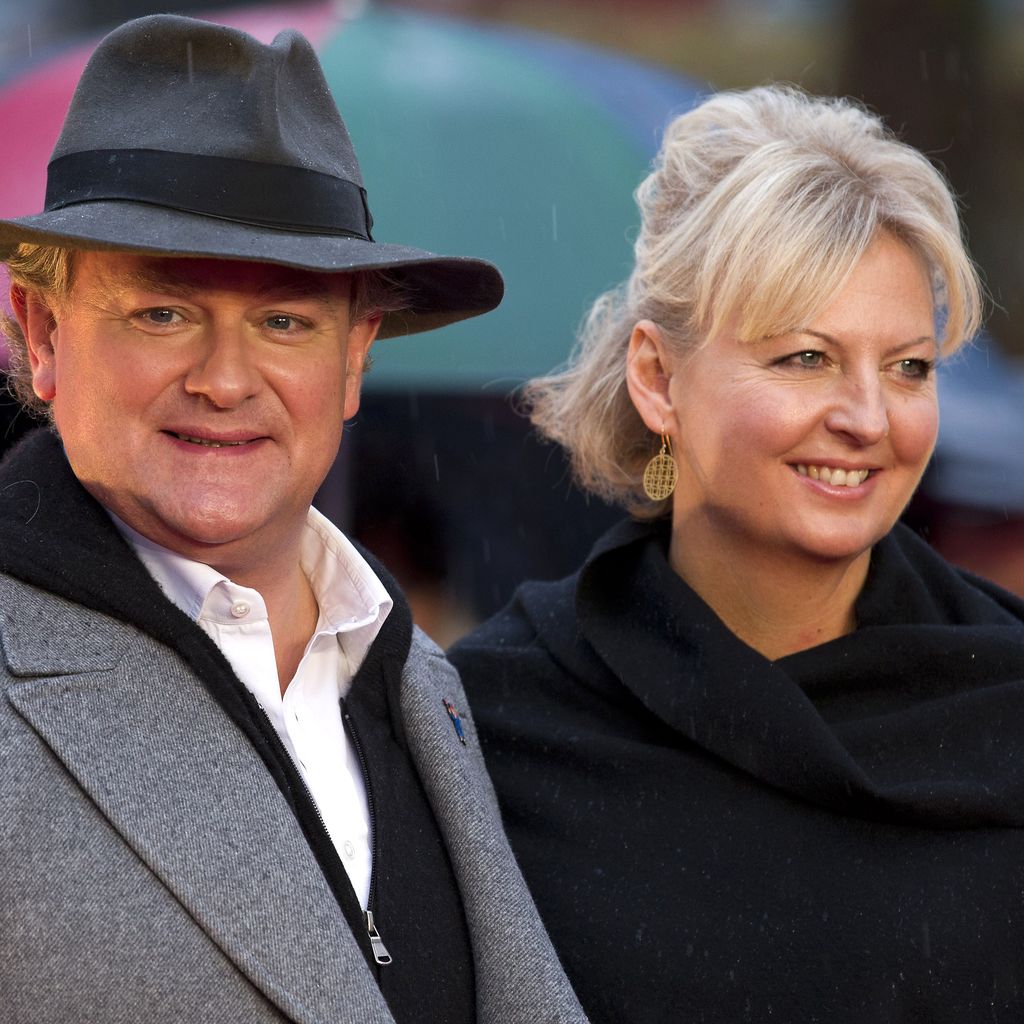 Hugh Bonneville mit seiner Frau Lulu Williams, November 2014