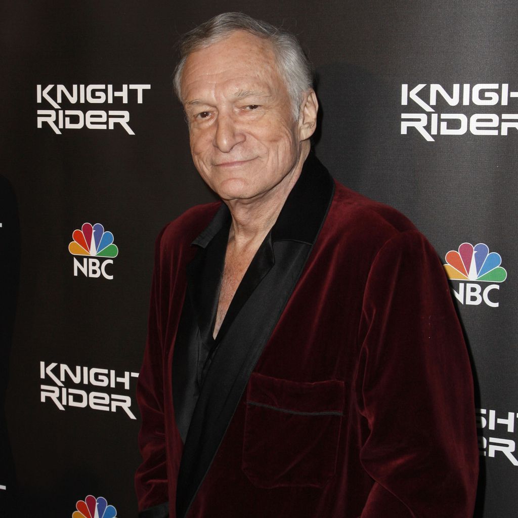 Hugh Hefner im Februar 2008 in Los Angeles