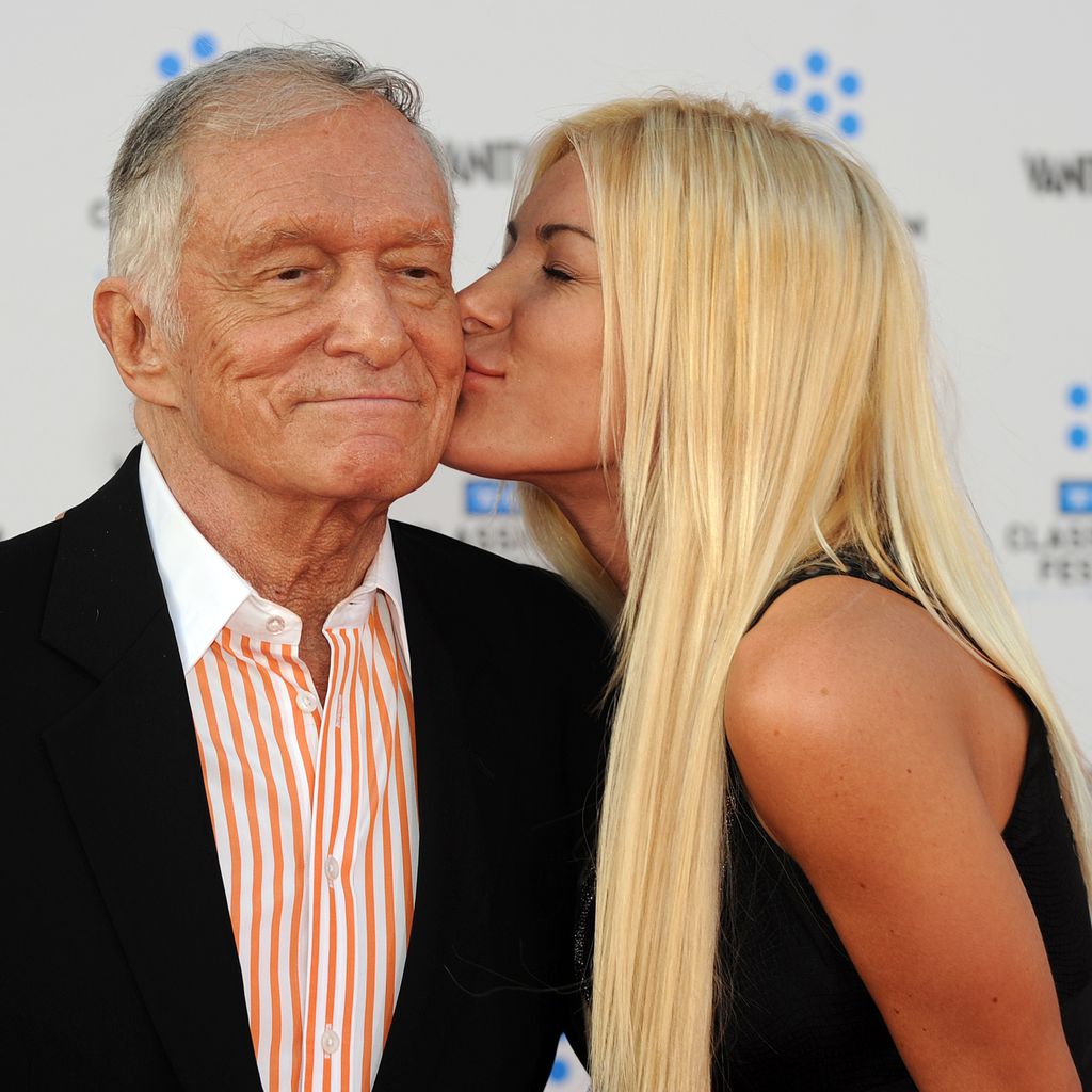 Hugh Hefner und Crystal Harris