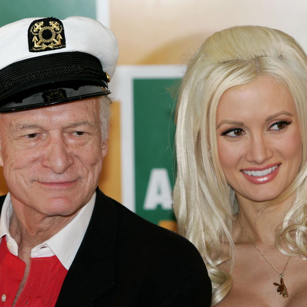 Hugh Hefner und Holly Madison, 2006 in Cannes