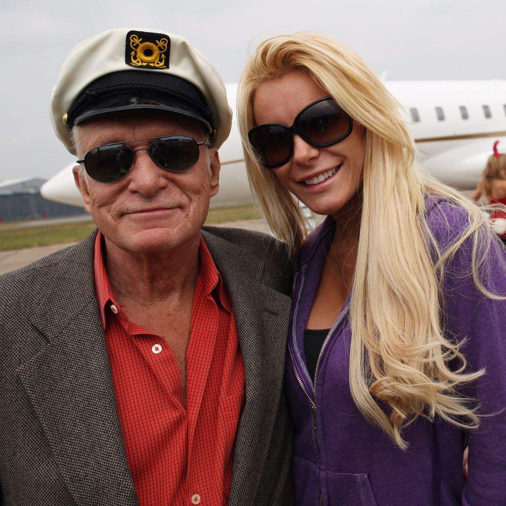 Hugh Hefner und seine Frau Crystal