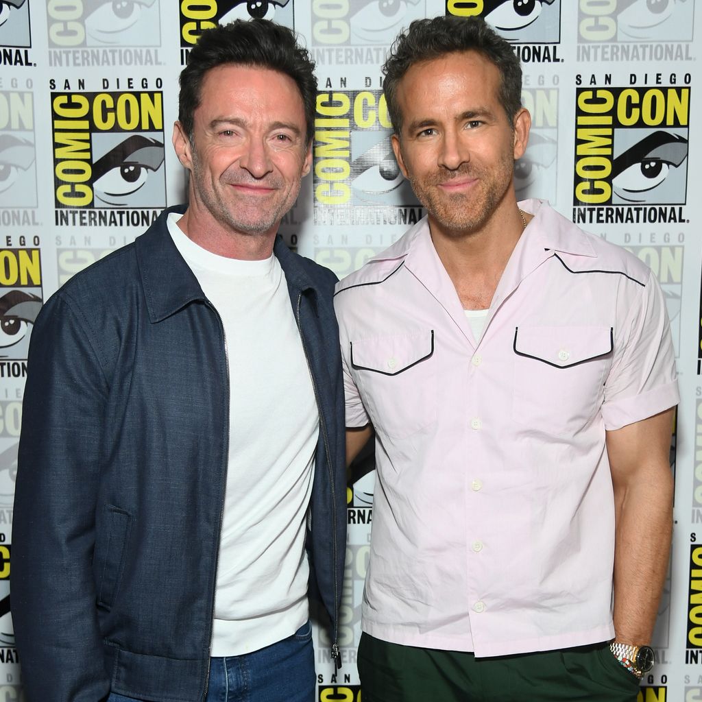 Hugh Jackman and Ryan Reynolds bei der Comic Con in San Diego