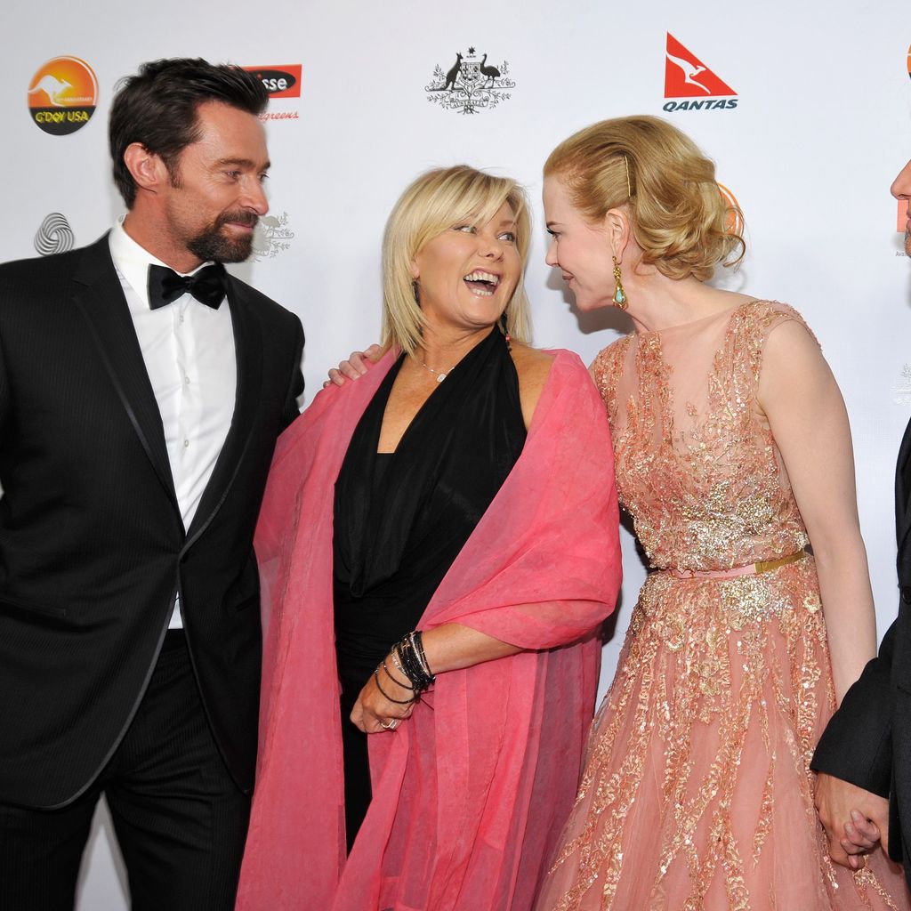 Hugh Jackman, Deborra-Lee Furness, Nicole Kidman und  Keith Urban, Januar 2013