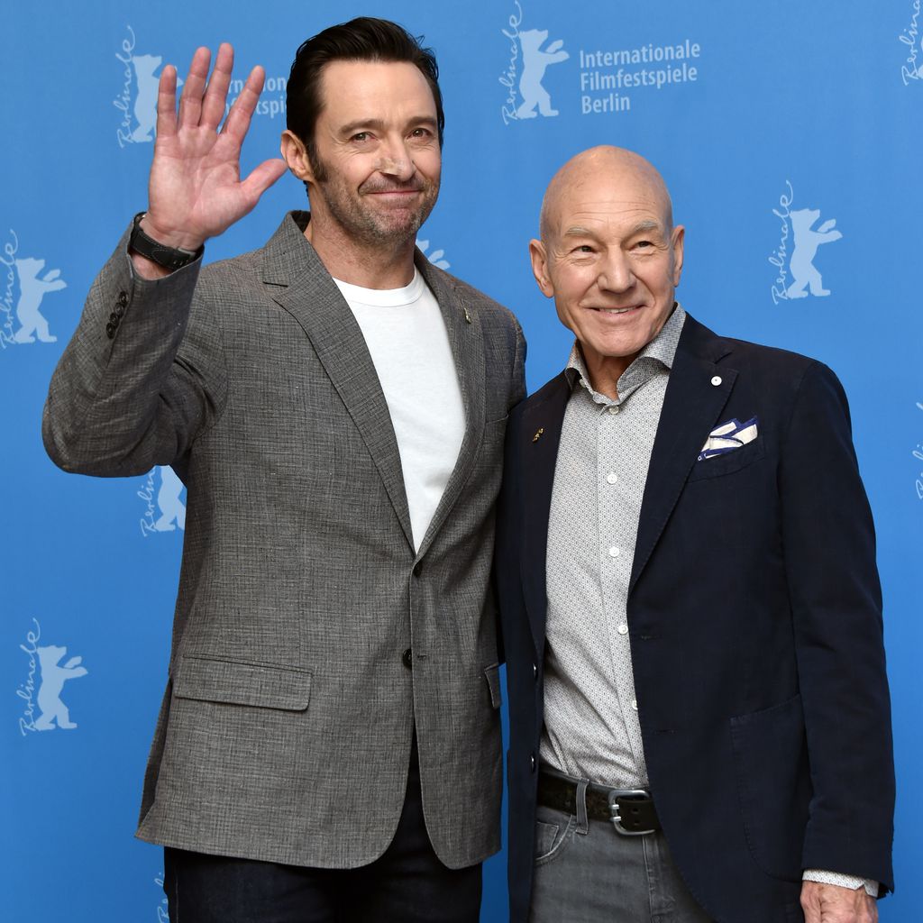 Hugh Jackman und Patrick Stewart bei der Berlinale 2017 in Berlin