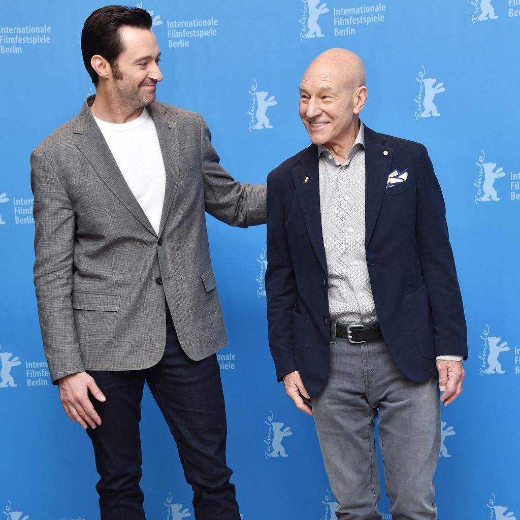Hugh Jackman und Patrick Stewart bei der Berlinale 2017 in Berlin
