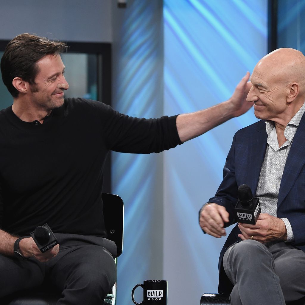 Hugh Jackman und Patrick Stewart in New York City 2017