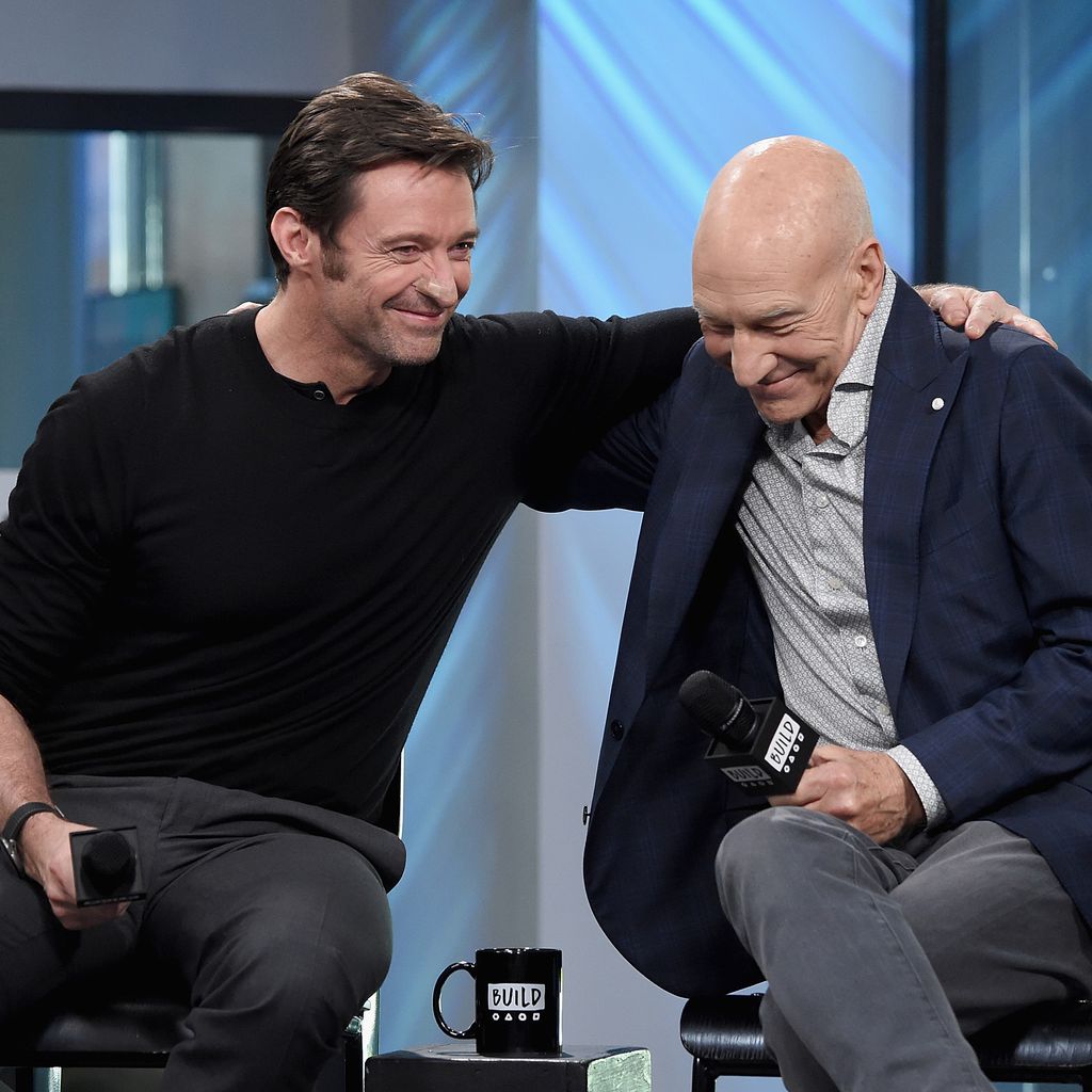 Hugh Jackman und Patrick Stewart in New York City 2017
