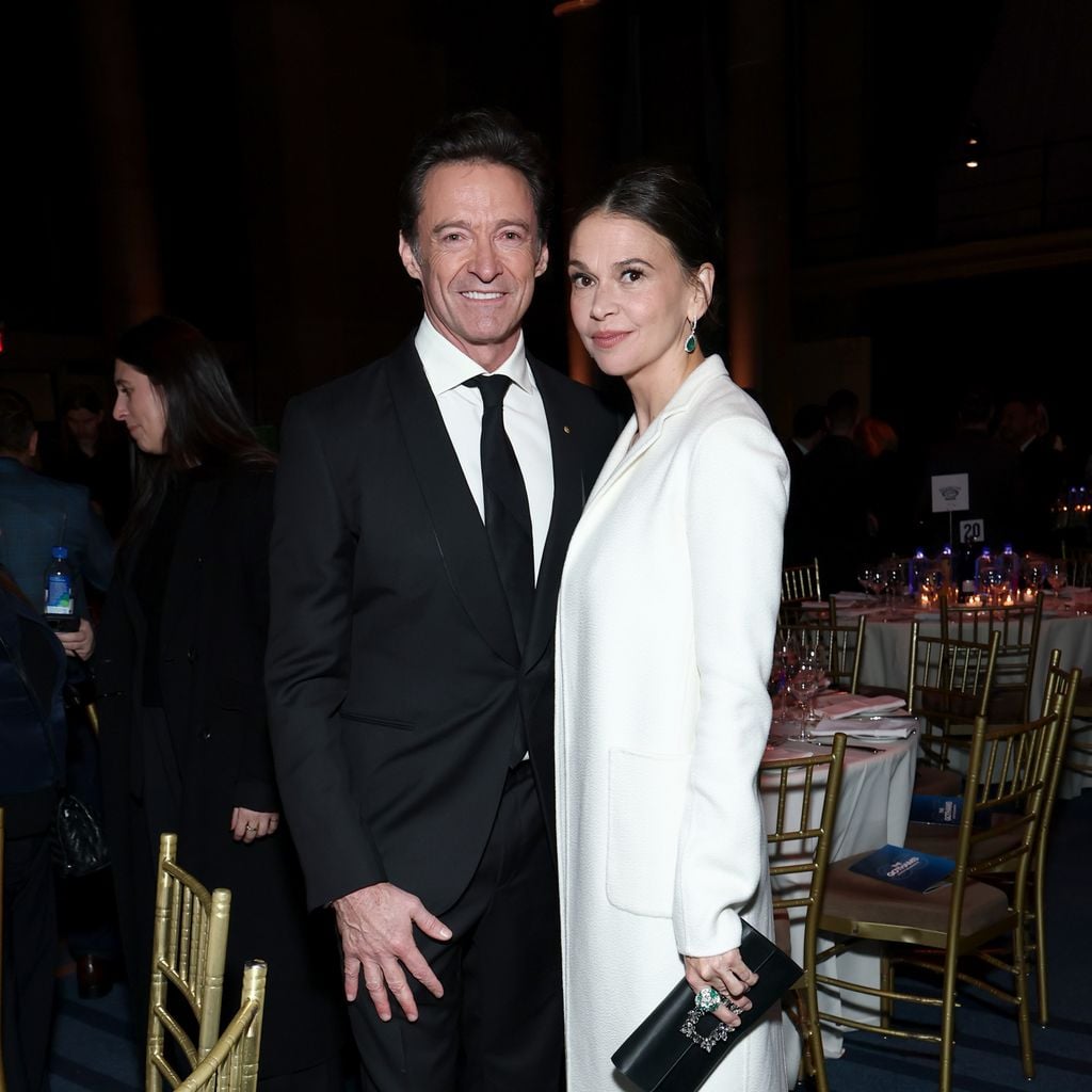 Bei den Gotham Awards in New York: Hugh Jackman und Sutton Foster im Cipriani Wall Street