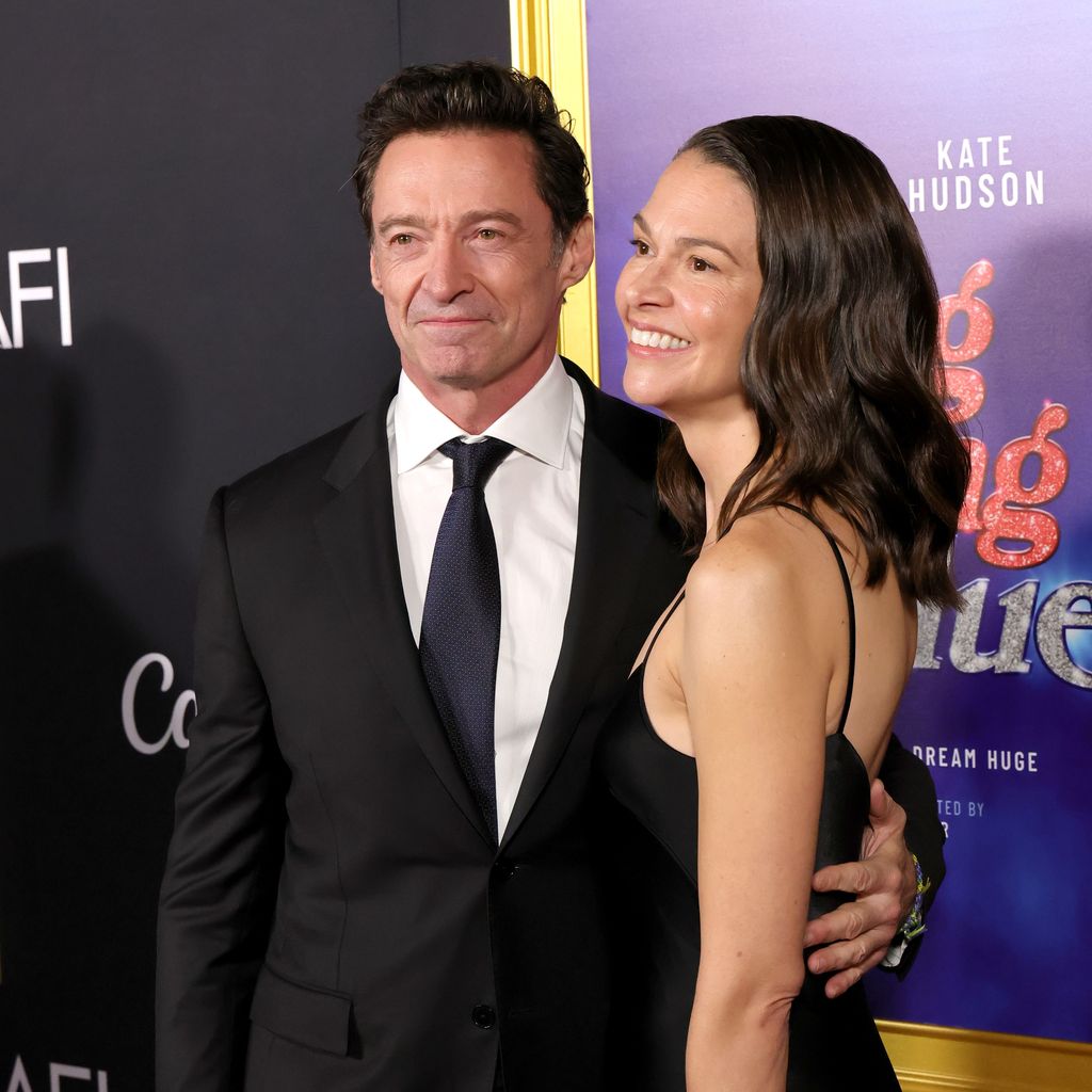 Hugh Jackman und Sutton Foster bei der Abschlussgala-Premiere von „Song Sung Blue“