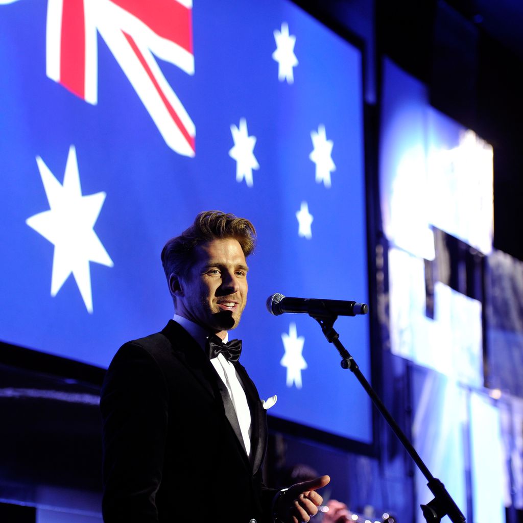 Hugh Sheridan auf einer Gala in Hollywood im Januar 2017